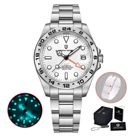 Thumbnail for Men's Rolex Explorer II Homage Watch Automatic Mechanical Watches GMT Watch 42mm Sapphire Stainless Steel Waterproof Watch, Drestiny, Best Rolex Explorer II Homage, Explorer II Homage Under $500, Steinhart Ocean One GMT, Rolex Explorer II Alternative, Budget Explorer II Watch, Watches, Silver, Black, White, United States, USA, Australia, New Zealand, United Kingdom, UK, shopdrestiny.com
