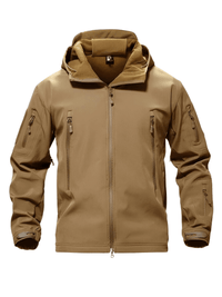 Thumbnail for Men's Winter Jacket - Water-Resistant Soft Shell Coat with Hood & Fleece Lining -, Coats , Drestiny , Australia, Black, Blue, Blue Green, Brown, Canada, Coats, Coffee, Dark Brown, Green, Grey, Jackets, Khaki, L, Light Grey, M, Navy, Royal Blue, S, Sand, United Kingdom, United States, XL, XXL , Drestiny , www.shopdrestiny.com