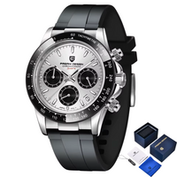 Thumbnail for Men's Sapphire Stainless Steel Luxury Watch ( Identical To Daytona Watch )