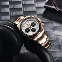 Thumbnail for Men's luxury gold watch on a textured surface