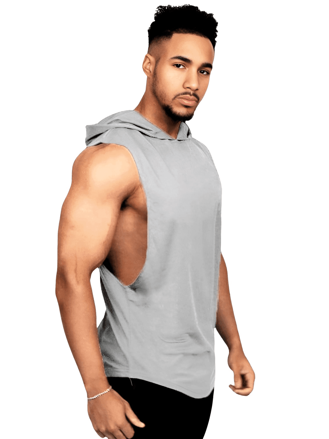 Men's Sleeveless Hooded Workout Vest -, Shirt , Drestiny , Australia, Black, Blue, Canada, Gender_Men, Grey, Hoodies, L, M, New Zealand, Red, Sleeveless, United Kingdom, United States, White, XL, XXL , Drestiny , www.shopdrestiny.com