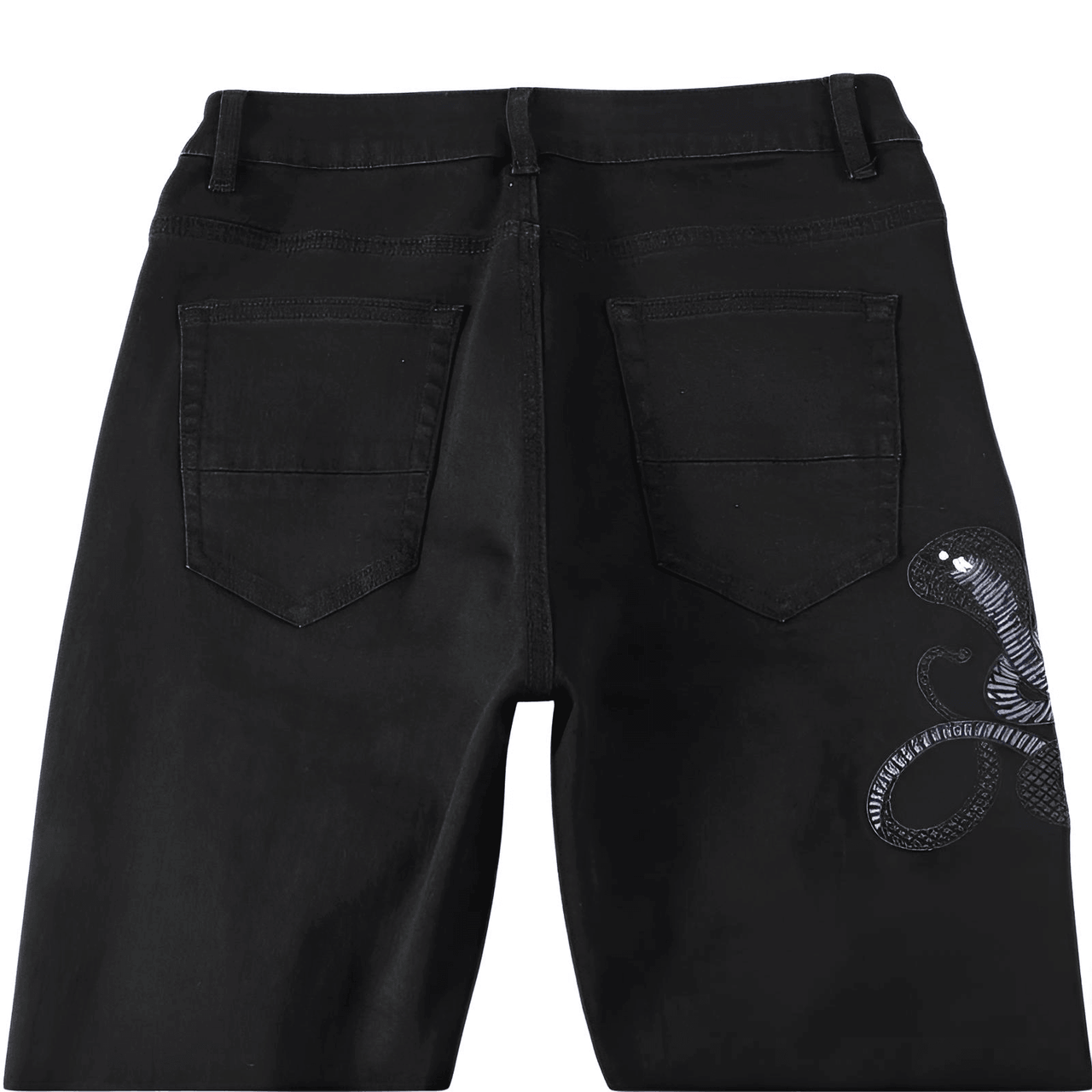 Men's Snake Embroidery Jeans Skinny Tapered Stretch Streetwear Denim Pants With Rips -, Jeans , Drestiny , 28, 30, 31, 32, 33, 34, 36, 38, 40, Australia, Black, Casual Pants, Jeans, New Zealand, Skinny Jeans, United Kingdom, United States , Drestiny , www.shopdrestiny.com