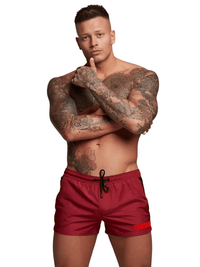 Thumbnail for Men's Sport Swim Shorts, Drestiny, Shorts, Swim Shorts, United States, USA, Canada, Australia, New Zealand, United Kingdom, UK, Army Green, Navy Blue, Black, Red, M, L, XL, XXL, 2 XL, men's athletic swim shorts, men's quick dry swim shorts, men's performance swim shorts, men's training swim shorts, men's sports swim shorts, men's active swim shorts, mens fast dry swim shorts, men's swim shorts for sport, mens swimming shorts gym, shopdrestiny.com