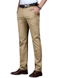 Thumbnail for Men's Straight Leg Pants -, Pants , Drestiny , Army Green, Australia, Black, Brown, Canada, Casual Pants, Dress Pants, FR, Green, Khaki, Light Brown, Tan, United Kingdom, United States , Drestiny , www.shopdrestiny.com