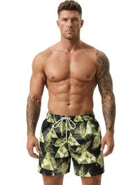 Thumbnail for Men's Swimming Trunks with Compression Liner