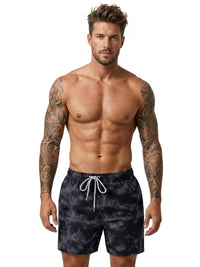 Thumbnail for Men's Swimming Trunks with Compression Liner