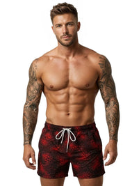 Thumbnail for Men's Swimming Trunks with Compression Liner