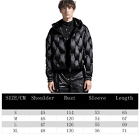 Thumbnail for Men's Thick Parkas Jackets Luxury Designer Square Weave Bubble Coat High Collar Warm Jacket Casual Oversized Warm, Drestiny, Coats, Puffer Jackets, United States, Canada, Australia, United Kingdom, USA, Uk , Black, Brown, Khaki, White, Green, S, M, L, XL, Men's Puffer Jackets, Best Men's Winter Coats, Men's Bubble Coats, shopdrestiny.com