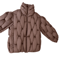 Thumbnail for Men's Thick Parkas Jackets Luxury Designer Square Weave Bubble Coat High Collar Warm Jacket Casual Oversized Warm, Drestiny, Coats, Puffer Jackets, United States, Canada, Australia, United Kingdom, USA, Uk , Black, Brown, Khaki, White, Green, S, M, L, XL, Men's Puffer Jackets, Best Men's Winter Coats, Men's Bubble Coats, shopdrestiny.com
