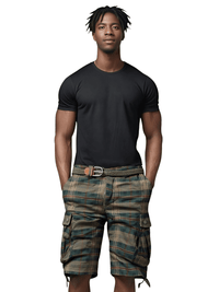 Thumbnail for Men's Trendy Plaid Cargo Shorts -, Shorts , Drestiny , 29, 30, 31, 32, 33, 34, 36, 38, 40, 42, 44, Army Green, Australia, Khaki, New Zealand, Shorts, United Kingdom, United States , Drestiny , www.shopdrestiny.com