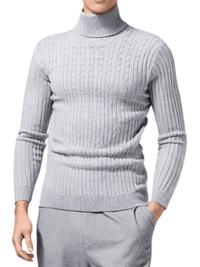 Thumbnail for Men's Turtleneck Sweaters Solid Color Slim Fit Fashionable Pullover Mens Winter Outdoor Tops -, Turtlenecks , Drestiny , 4XL, 5XL, Army Green, Australia, Beige, Black, Blue, Brown, Canada, Dark Blue, Dark Grey, Grey, L, Light Grey, Long Sleeves, M, Navy, New Zealand, Pink, Red, Sky Blue, Turtlenecks, United Kingdom, United States, White, Wine Red, XL, XXL, XXXL, Yellow , Drestiny , www.shopdrestiny.com