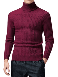 Thumbnail for Men's Turtleneck Sweaters Solid Color Slim Fit Fashionable Pullover Mens Winter Outdoor Tops -, Turtlenecks , Drestiny , 4XL, 5XL, Army Green, Australia, Beige, Black, Blue, Brown, Canada, Dark Blue, Dark Grey, Grey, L, Light Grey, Long Sleeves, M, Navy, New Zealand, Pink, Red, Sky Blue, Turtlenecks, United Kingdom, United States, White, Wine Red, XL, XXL, XXXL, Yellow , Drestiny , www.shopdrestiny.com