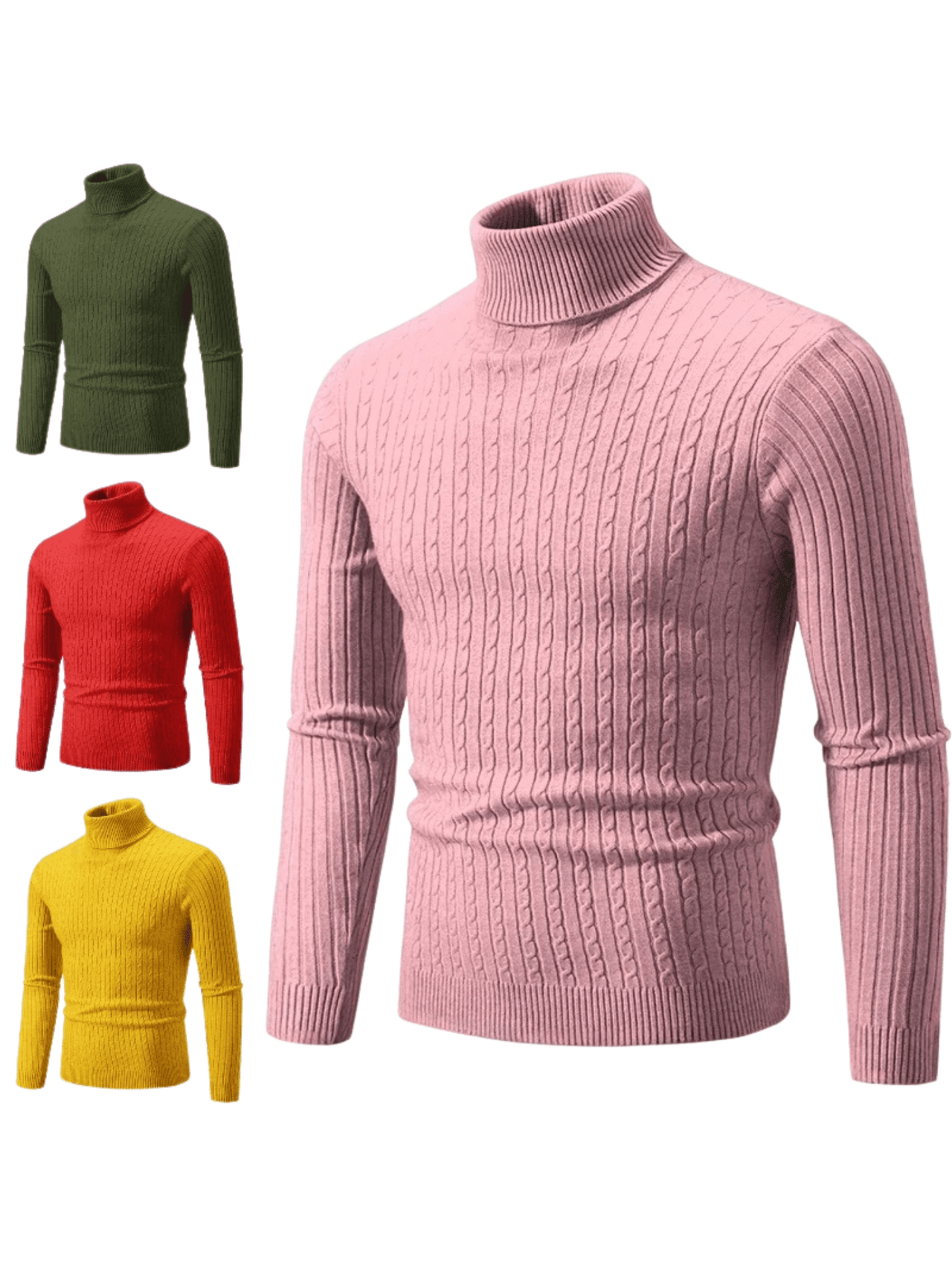 Men's Turtleneck Sweaters Solid Color Slim Fit Fashionable Pullover Mens Winter Outdoor Tops -, Turtlenecks , Drestiny , 4XL, 5XL, Army Green, Australia, Beige, Black, Blue, Brown, Canada, Dark Blue, Dark Grey, Grey, L, Light Grey, Long Sleeves, M, Navy, New Zealand, Pink, Red, Sky Blue, Turtlenecks, United Kingdom, United States, White, Wine Red, XL, XXL, XXXL, Yellow , Drestiny , www.shopdrestiny.com