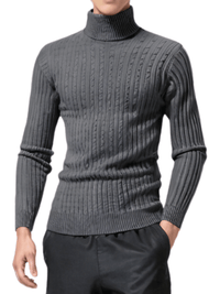 Thumbnail for Men's Turtleneck Sweaters Solid Color Slim Fit Fashionable Pullover Mens Winter Outdoor Tops -, Turtlenecks , Drestiny , 4XL, 5XL, Army Green, Australia, Beige, Black, Blue, Brown, Canada, Dark Blue, Dark Grey, Grey, L, Light Grey, Long Sleeves, M, Navy, New Zealand, Pink, Red, Sky Blue, Turtlenecks, United Kingdom, United States, White, Wine Red, XL, XXL, XXXL, Yellow , Drestiny , www.shopdrestiny.com