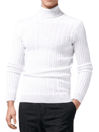 Thumbnail for Men's Turtleneck Sweaters Solid Color Slim Fit Fashionable Pullover Mens Winter Outdoor Tops -, Turtlenecks , Drestiny , 4XL, 5XL, Army Green, Australia, Beige, Black, Blue, Brown, Canada, Dark Blue, Dark Grey, Grey, L, Light Grey, Long Sleeves, M, Navy, New Zealand, Pink, Red, Sky Blue, Turtlenecks, United Kingdom, United States, White, Wine Red, XL, XXL, XXXL, Yellow , Drestiny , www.shopdrestiny.com