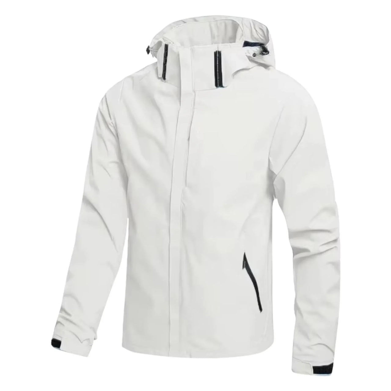 Men's Lightweight Rain Jacket With Hood Outdoor Waterproof Raincoat Streetwear Hiking Windproof Jacket Climbing Outdoor Jackets