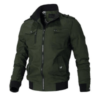 Thumbnail for Men's Windbreaker Bomber Jacket -, Coats & Jackets , Drestiny , 4XL, Army Green, Australia, Beige, Black, Bomber Jackets, Coats, Dark Red, FR, Jackets, L, M, Navy, New Zealand, S, United Kingdom, United States, XL, XXL, XXXL , Drestiny , www.shopdrestiny.com
