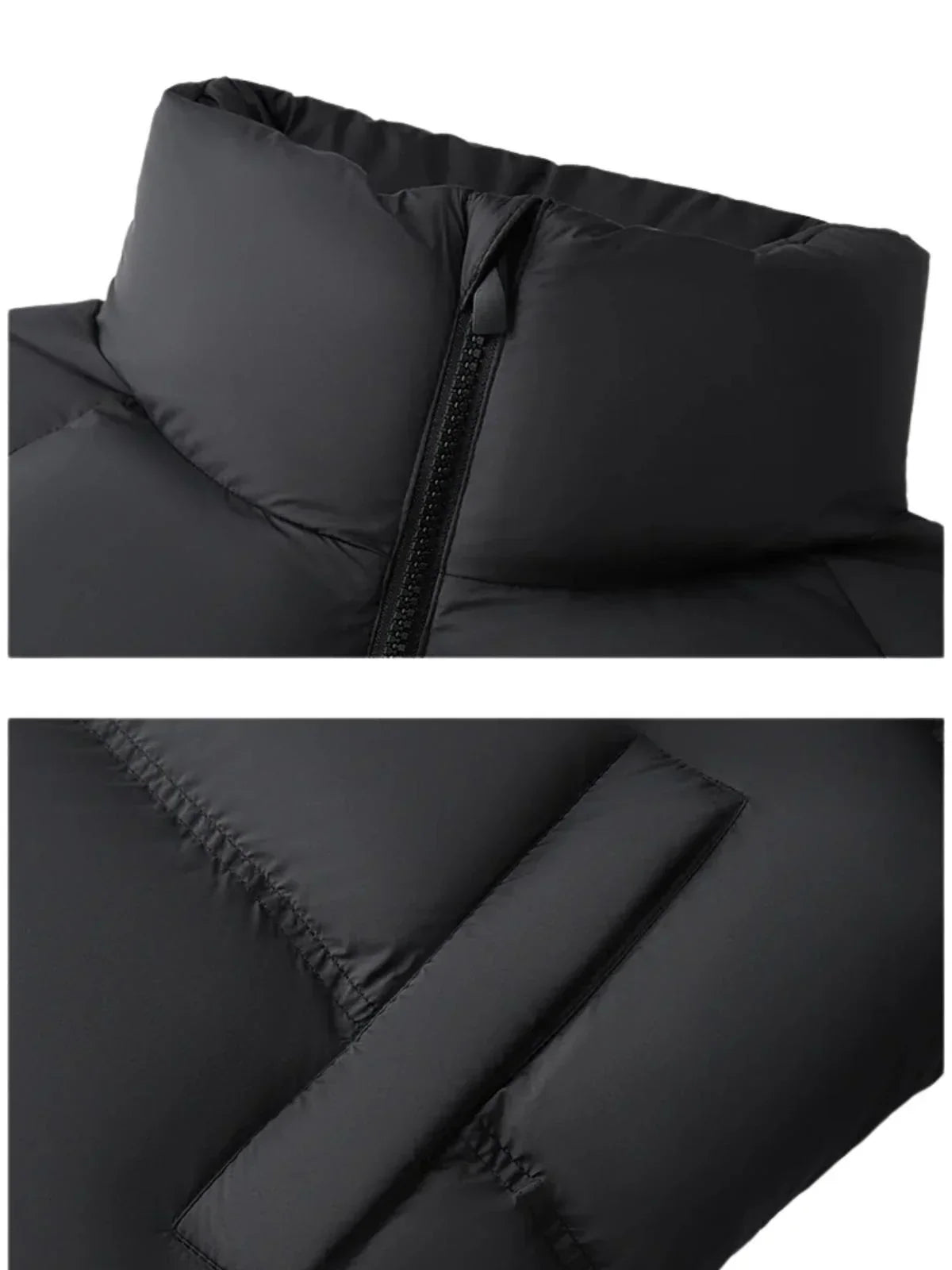 Men's Down Puffer Jacket Short Coat Three-Proof Thermal Puffer Coat Top Trendy Down Jacket