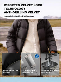 Thumbnail for Men's Down Puffer Jacket Short Coat Three-Proof Thermal Puffer Coat Top Trendy Down Jacket