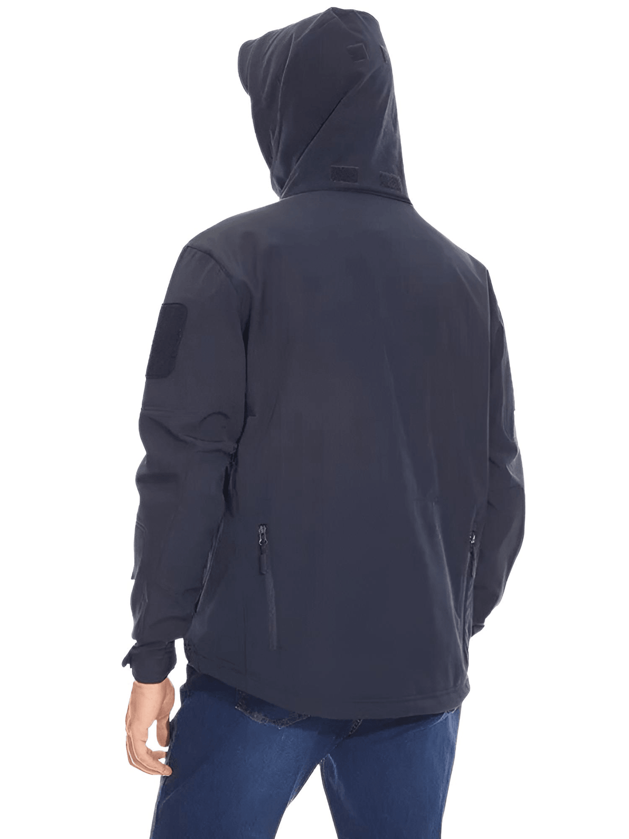 Men's Winter Jacket - Water-Resistant Soft Shell Coat with Hood & Fleece Lining -, Coats , Drestiny , Australia, Black, Blue, Blue Green, Brown, Canada, Coats, Coffee, Dark Brown, Green, Grey, Jackets, Khaki, L, Light Grey, M, Navy, Royal Blue, S, Sand, United Kingdom, United States, XL, XXL , Drestiny , www.shopdrestiny.com