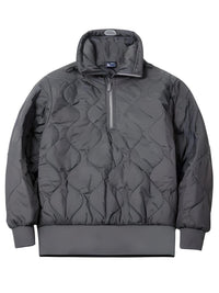 Thumbnail for Men's Workwear Quilted Coat 3M Half Zipper Cotton Coat Stand-Up Collar Shell Pattern Quilted Pullover Warm Cotton Coat -, Coats , Drestiny , Coats, FR, Grey, Jackets, L, M, S, United Kingdom, United States, XL, XXL , Drestiny , www.shopdrestiny.com