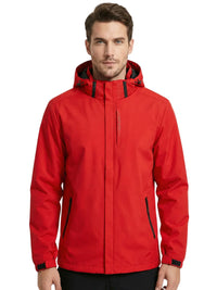 Thumbnail for Men's Lightweight Rain Jacket With Hood Outdoor Waterproof Raincoat Streetwear Hiking Windproof Jacket Climbing Outdoor Jackets