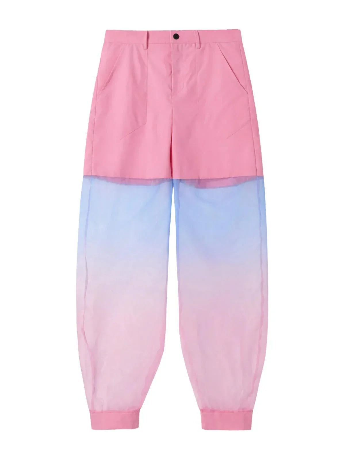 Mens See Through Pants with Pockets S-5XL