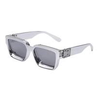 Thumbnail for Millionaire Sunglasses For Men Vintage Square Fashion Glasses Luxury Retro Sunglasses Trending, Drestiny, Sunglasses, Gender_Men, United States, USA, Canada, Australia, New Zealand, United Kingdom, Black, Grey, Blue, Orange, Red, Silver, Transparent, White, Brown, Gold, Luxury square sunglasses men, Retro millionaire sunglasses, Statement sunglasses men, Men's designer square sunglasses, Vintage millionaire sunglasses, High-end sunglasses for men, Oversized square frame sunglasses men, shopdrestiny.com