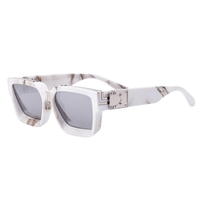 Thumbnail for Millionaire Sunglasses For Men Vintage Square Fashion Glasses Luxury Retro Sunglasses Trending, Drestiny, Sunglasses, Gender_Men, United States, USA, Canada, Australia, New Zealand, United Kingdom, Black, Grey, Blue, Orange, Red, Silver, Transparent, White, Brown, Gold, Luxury square sunglasses men, Retro millionaire sunglasses, Statement sunglasses men, Men's designer square sunglasses, Vintage millionaire sunglasses, High-end sunglasses for men, Oversized square frame sunglasses men, shopdrestiny.com