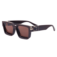 Thumbnail for Millionaire Sunglasses For Men Vintage Square Fashion Glasses Luxury Retro Sunglasses Trending, Drestiny, Sunglasses, Gender_Men, United States, USA, Canada, Australia, New Zealand, United Kingdom, Black, Grey, Blue, Orange, Red, Silver, Transparent, White, Brown, Gold, Luxury square sunglasses men, Retro millionaire sunglasses, Statement sunglasses men, Men's designer square sunglasses, Vintage millionaire sunglasses, High-end sunglasses for men, Oversized square frame sunglasses men, shopdrestiny.com