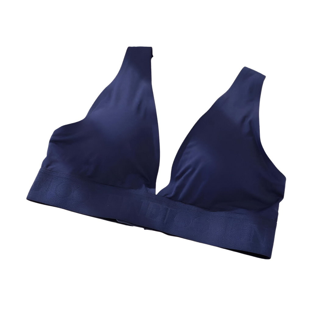 Women's Navy Blue Plunging Neckline Bra: Shop Drestiny for up to 50% off. Free shipping and tax covered!