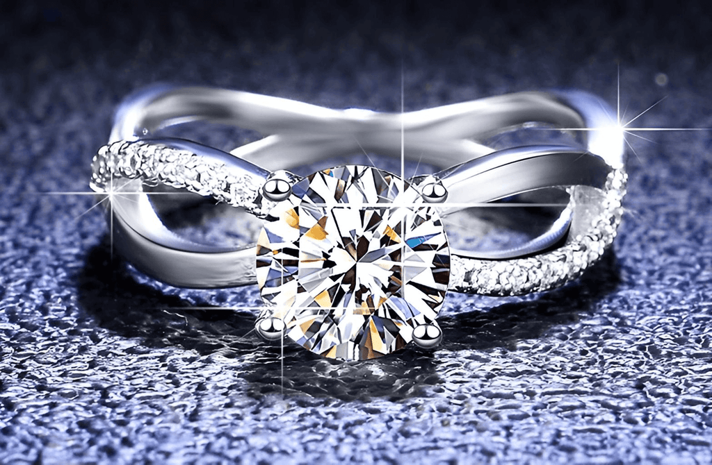 Never Fade Platinum Ring: 1 Carat D Color Moissanite. Passes the Pen Test! Luxurious and authentic. Shop Drestiny for free shipping and tax covered. Save up to 50%!