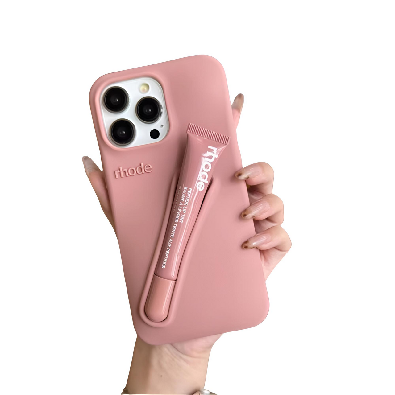 New Color Silicone Lipstick iPhone Case With Box Lip Gloss Holder Cover, Drestiny, Rhode Phone Case with Lip Gloss, Best iPhone Cases with Lip Gloss, Silicone iPhone Case with Lipstick Holder, Hailey Bieber Phone Case with Lip Gloss, United States, Canada, Australia, New Zealand, United Kingdom, UK, USA, Lip Gloss, Raspberry, Berry, Rose, Lmage, Orange, Espresso, Toast, Grey, Ribbon, Phone Cases, Gender_Women, shopdrestiny.com
