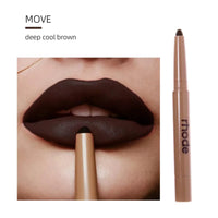 Thumbnail for Lipstick with applicator on lips and product name 'Move' displayed.