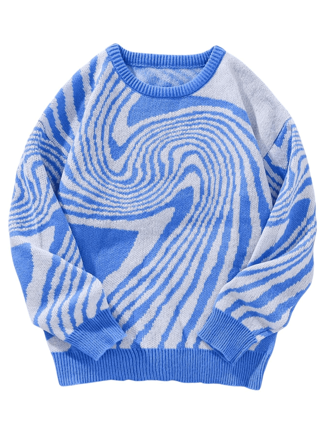 New Popular Maze Pattern Pullover Sweater Jacquard Casual Round Neck Contrast Color Knitted Men's Pullover Jumpers, Drestiny, Sweaters, Pullovers, Long Sleeves, S, M, L, XL, XXL, 2XL, United States, Australia, USA, New Zealand, United Kingdom, UK, Blue, Black, Grey, Dark Grey, Orange Red, Green, Purple, Sky Blue, Pink, Khaki, Men's Maze Sweater, Men's Maze Knit Sweater, Oversized Men's Maze Jumper, Wool Men's Maze Sweater, Designer Men's Maze Sweater, shopdrestiny.com