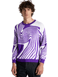 Thumbnail for New Popular Maze Pattern Pullover Sweater Jacquard Casual Round Neck Contrast Color Knitted Men's Pullover Jumpers, Drestiny, Sweaters, Pullovers, Long Sleeves, S, M, L, XL, XXL, 2XL, United States, Australia, USA, New Zealand, United Kingdom, UK, Blue, Black, Grey, Dark Grey, Orange Red, Green, Purple, Sky Blue, Pink, Khaki, Men's Maze Sweater, Men's Maze Knit Sweater, Oversized Men's Maze Jumper, Wool Men's Maze Sweater, Designer Men's Maze Sweater, Brown, shopdrestiny.com