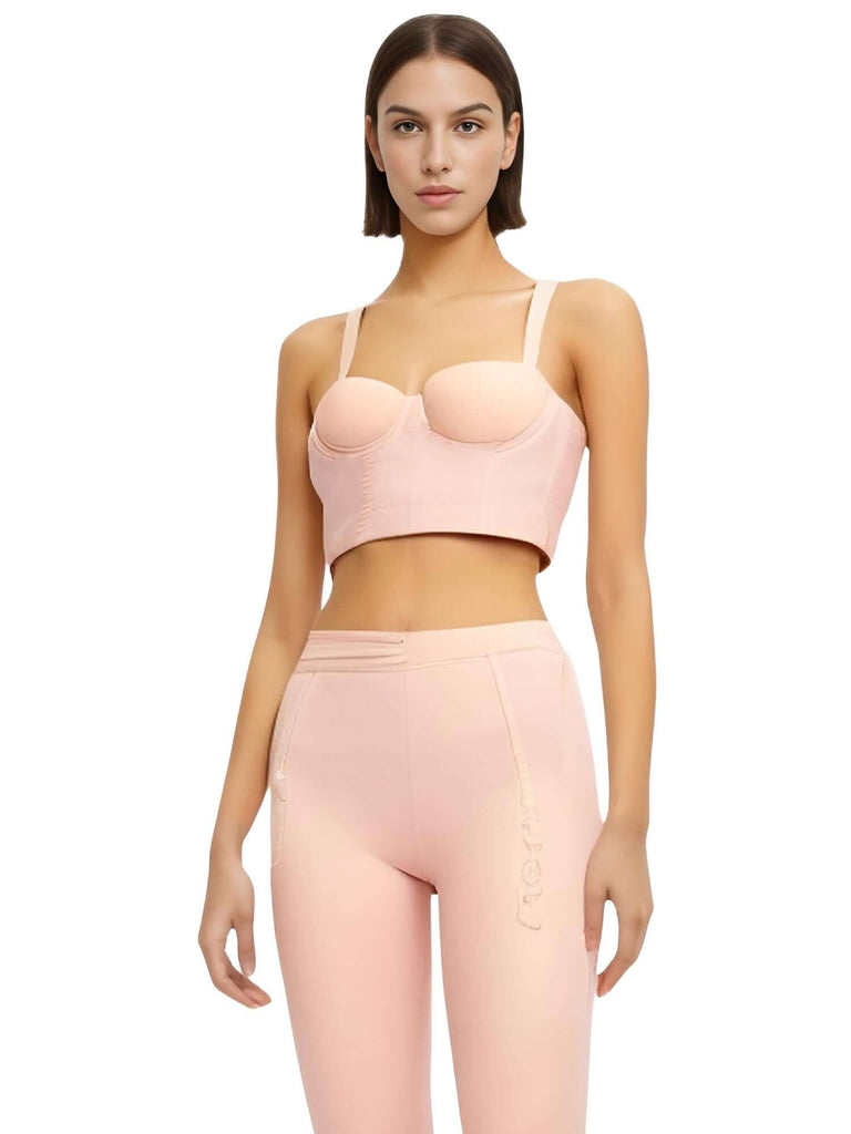 Unleash your inner fashionista with these trendy Fashion Nude Push Up Corset Crop Tops for Women. Shop at Drestiny now to enjoy free shipping and let us take care of the tax. Don't miss out on savings of up to 50% off!