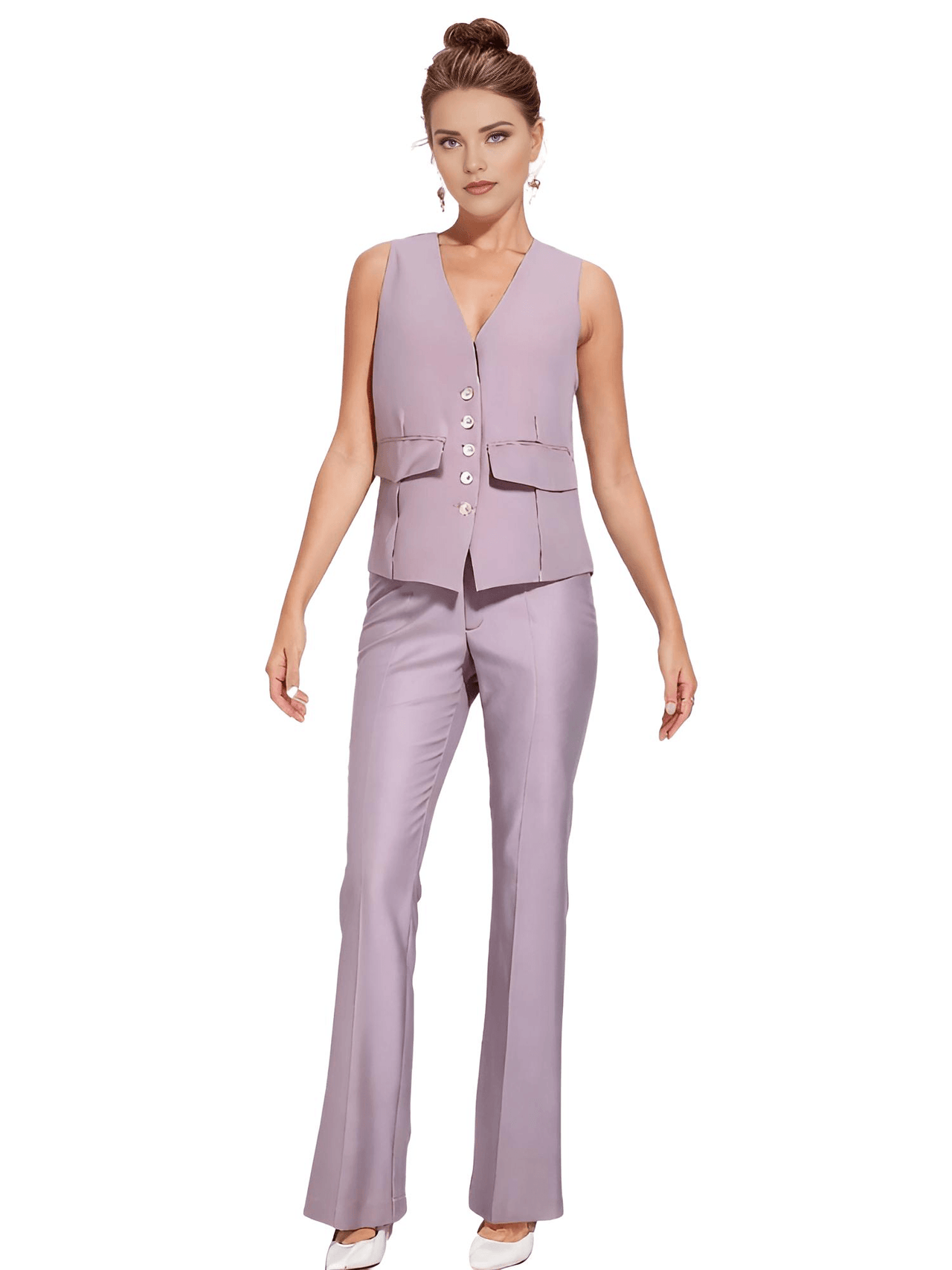 Women's Office Chic Backless Halter V-Neck Crop Vest -, Vests , Drestiny , Australia, Black, Brown, Canada, Dark Blue, Khaki, Dark Brown, Light Blue, Mauve, Pink, Ivory, L, M, Navy, New Zealand, S, United Kingdom, United States, Vests, White, XL, XXL , Drestiny , www.shopdrestiny.com