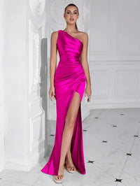 Thumbnail for One-Shoulder Draped Maxi Dress Summer Sleeveless High Fashion Celebrity Party Sexy Dresses, Maxi Dresses, Sleeveless, One Shoulder, XS, S, M, L, XL, 0, 2, 4, 6, 8, 10, 12, 14, 16, 18, United States, USA, Canada, Australia, New Zealand, United Kingdom, One Shoulder Maxi Dress, Draped Maxi Dress, One Shoulder Gown, One Shoulder Bridesmaid Dress, Asymmetric Maxi Dress, shopdrestiny.com