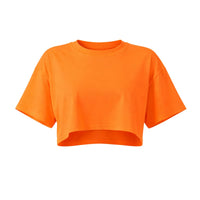 Thumbnail for Orange crop top on a white background