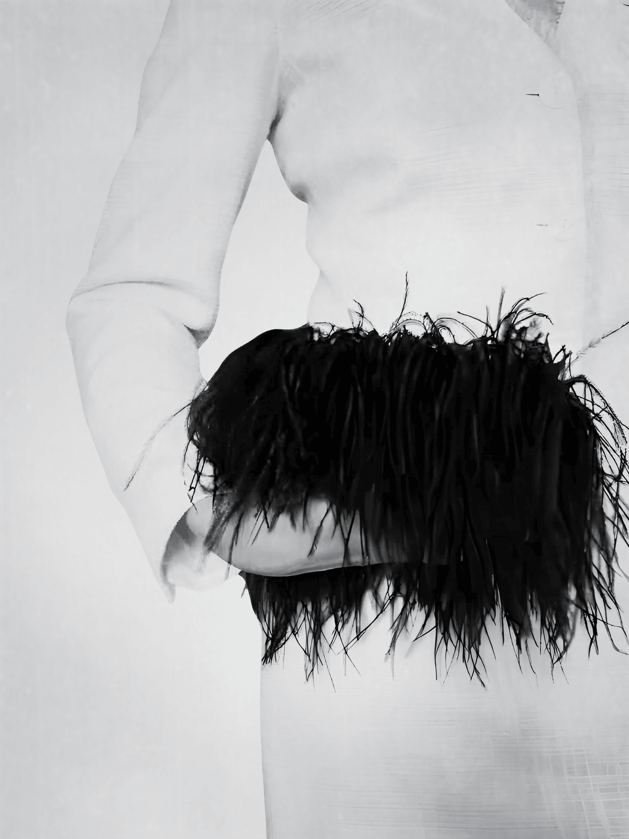 Ostrich Feather Clutch With Removable Shoulder Strap & Satin Interior -, Clutch , Drestiny , Australia, Canada, Champagne, Clutches, Dark Green, Dark Pink, FR, Gold, Green, Handbags, Pink, Purses, Red, United Kingdom, United States, White , Drestiny , www.shopdrestiny.com