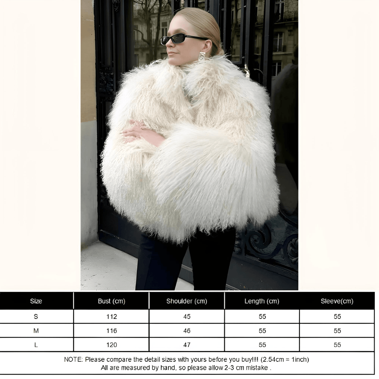 Oversize Plush Fur Coat For Women Elegant Soft Warm Long Sleeve Loose Jackets Winter Chic Street Outerwear , Coats, Drestiny, Jackets, Green, Beige, Brown, United States, Australia, New Zealand, United Kingdom, S, M, L, shopdrestiny.com, faux fur coats