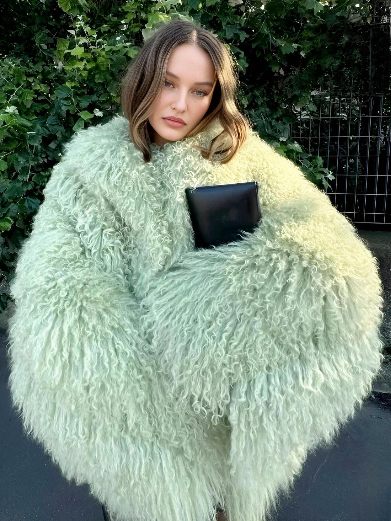 Oversize Plush Fur Coat For Women Elegant Soft Warm Long Sleeve Loose Jackets Winter Chic Street Outerwear , Coats, Drestiny, Jackets, Green, Beige, Brown, United States, Australia, New Zealand, United Kingdom, S, M, L, shopdrestiny.com, faux fur coats