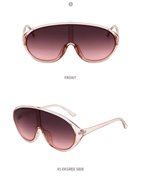 Thumbnail for Oversized Shield Sunglasses Fashion One Piece Sun Glasses Big Frame Shades, Sunglasses, Gender_Women, Gender_Men, United States, USA, Canada, Australia, New Zealand, United Kingdom, UK, Black, White, Blue, Transparent, Grey, Pink, Silver, Brown, large shield sunglasses women, futuristic shield sunglasses, rimless shield sunglasses, wrap around sunglasses oversized, y2k shield sunglasses, big shield sunglasses, statement shield sunglasses, shopdrestiny.com