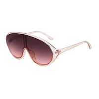 Thumbnail for Oversized Shield Sunglasses Fashion One Piece Sun Glasses Big Frame Shades, Sunglasses, Gender_Women, Gender_Men, United States, USA, Canada, Australia, New Zealand, United Kingdom, UK, Black, White, Blue, Transparent, Grey, Pink, Silver, Brown, large shield sunglasses women, futuristic shield sunglasses, rimless shield sunglasses, wrap around sunglasses oversized, y2k shield sunglasses, big shield sunglasses, statement shield sunglasses, shopdrestiny.com
