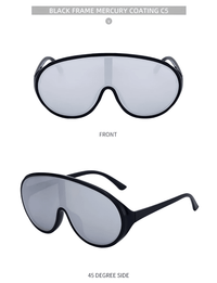 Thumbnail for Oversized Shield Sunglasses Fashion One Piece Sun Glasses Big Frame Shades, Sunglasses, Gender_Women, Gender_Men, United States, USA, Canada, Australia, New Zealand, United Kingdom, UK, Black, White, Blue, Transparent, Grey, Pink, Silver, Brown, large shield sunglasses women, futuristic shield sunglasses, rimless shield sunglasses, wrap around sunglasses oversized, y2k shield sunglasses, big shield sunglasses, statement shield sunglasses, shopdrestiny.com