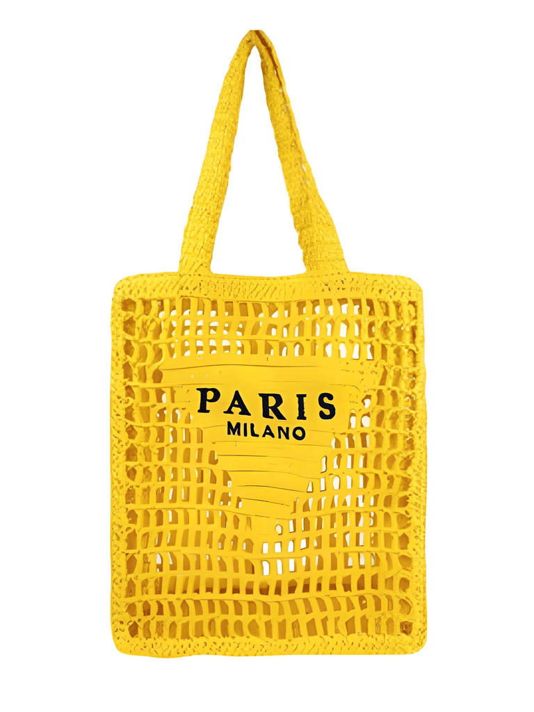 Yellow Paris Milano Square Bag