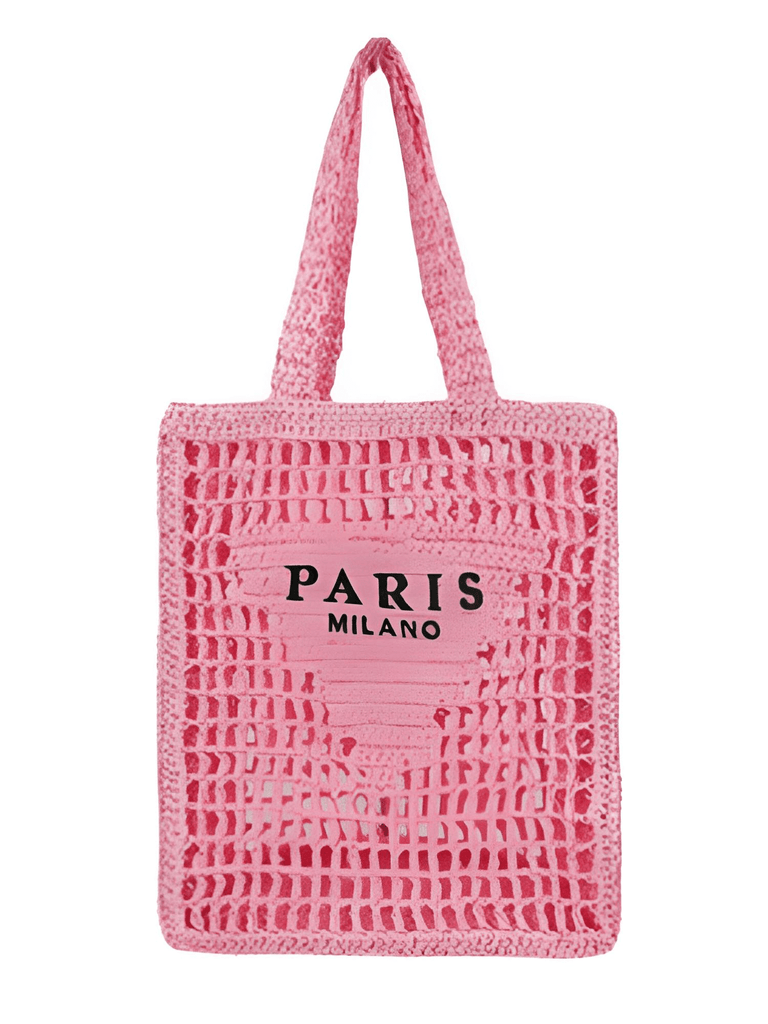 Pink Paris Milano Square Bag