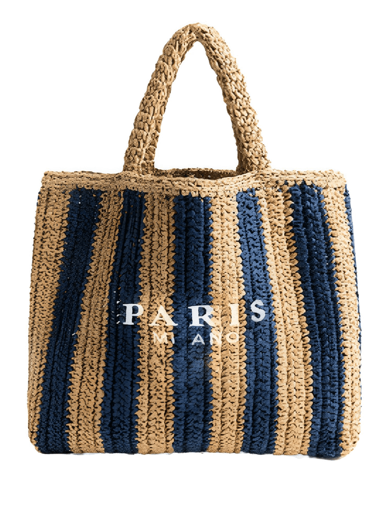 Paris Plaited Raffia Straw Bag