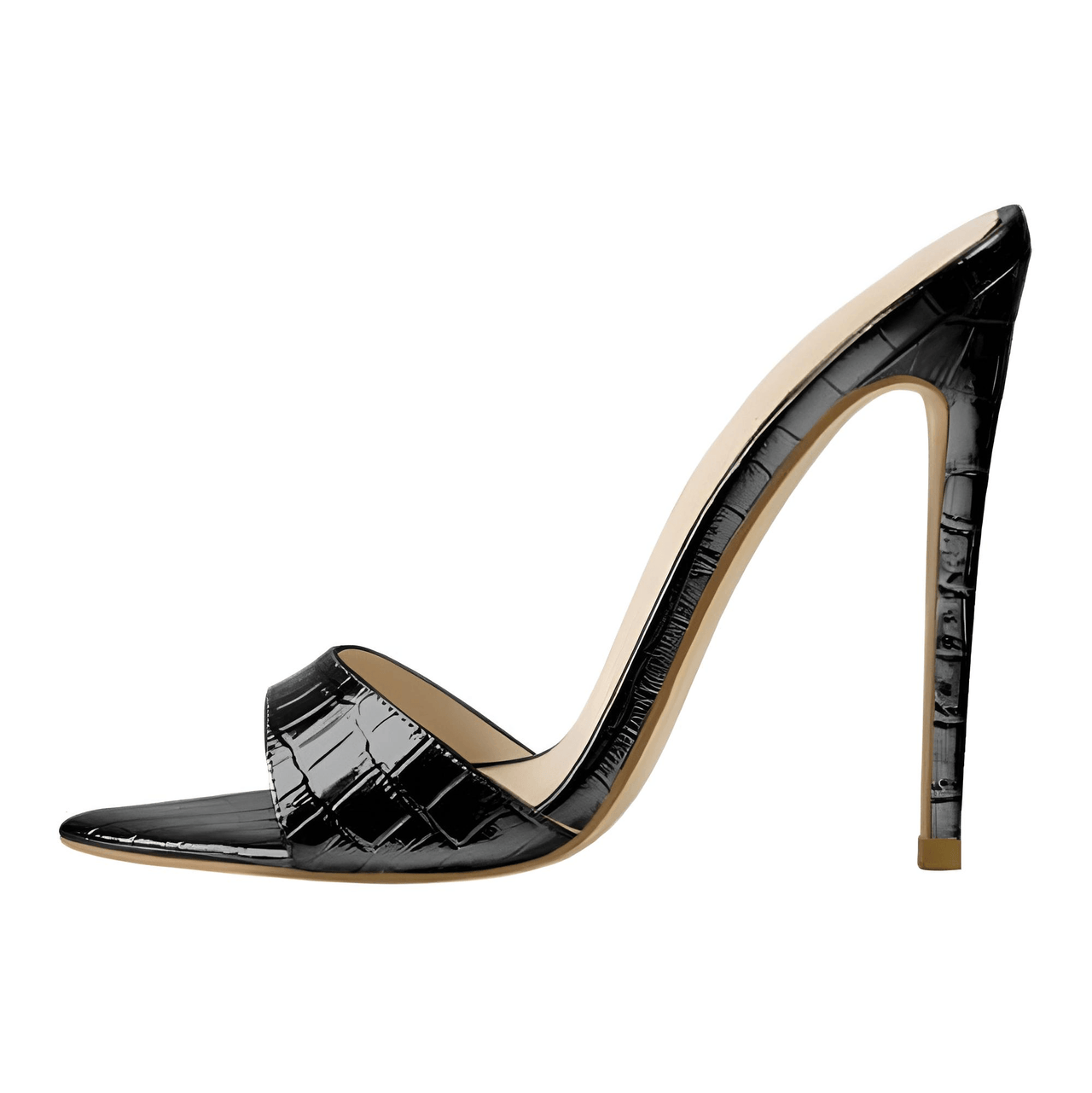 Patent Leather Peep Toe Slip On High Heels For Women -, Peep Toe High Heels , Drestiny , 10, 11, 12, 13, 14, 15, 5, 6, 7, 8, 9, 9.5, Australia, Black, Fuchsia, Gold, Grey, Heels, Red, Sandals, Silver, United Kingdom, United States, White , Drestiny , www.shopdrestiny.com